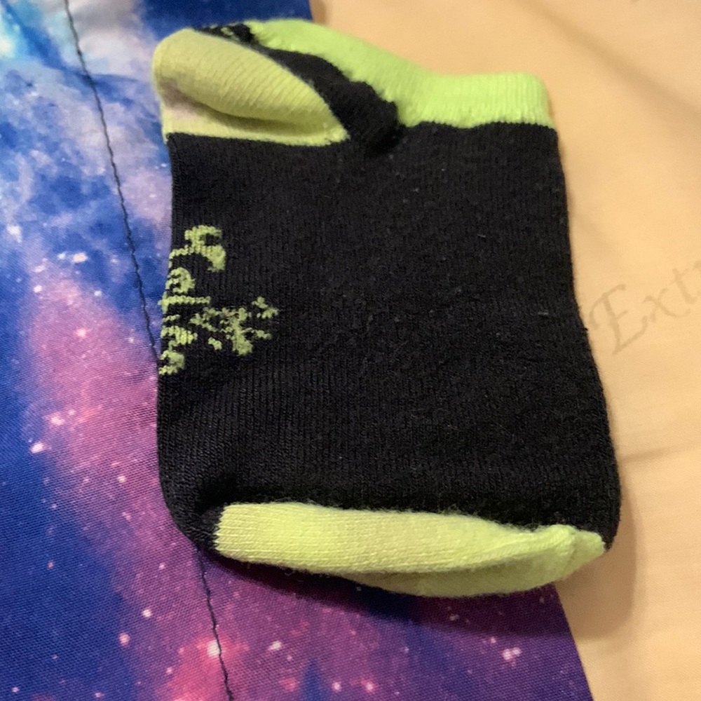One pair of justice brand socks